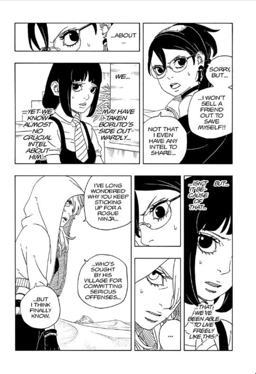 Spoiler Boruto chap 100