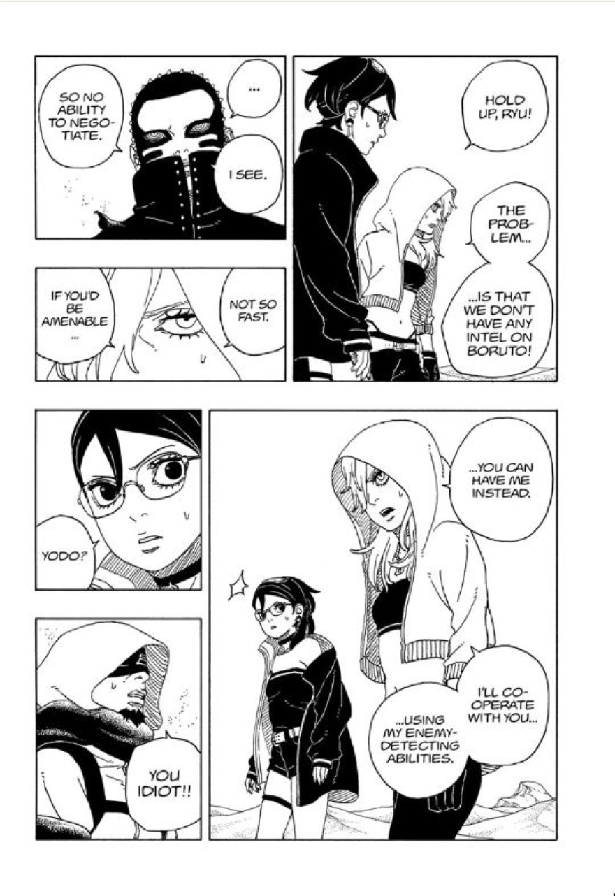 Spoiler Boruto chap 100