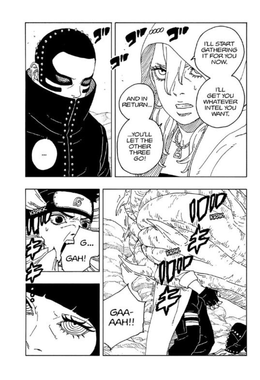 Spoiler Boruto chap 100