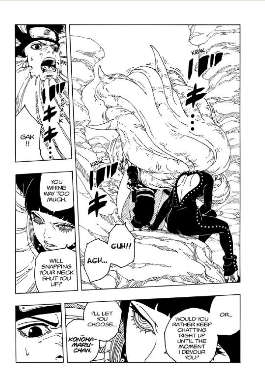 Spoiler Boruto chap 100