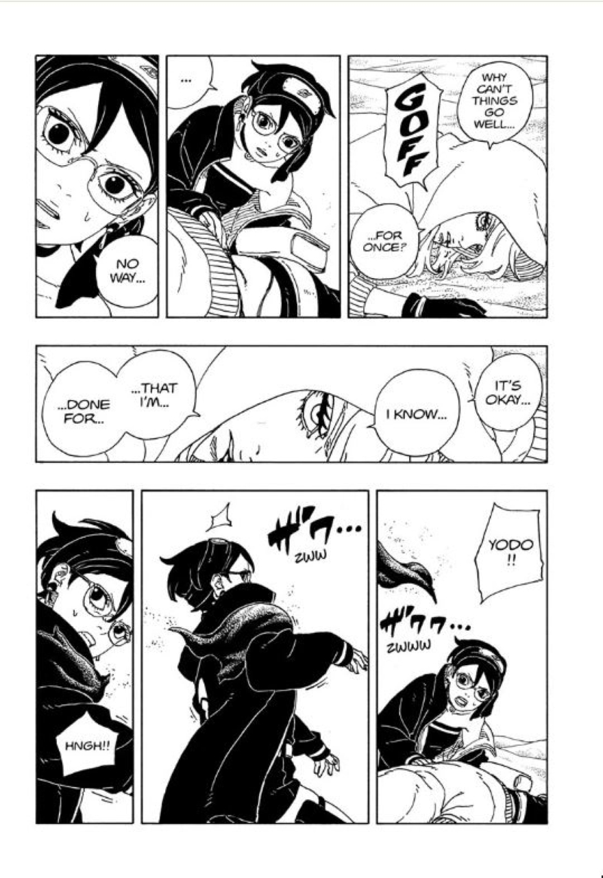 Spoiler Boruto chap 100