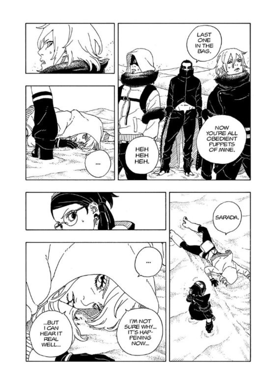 Spoiler Boruto chap 100
