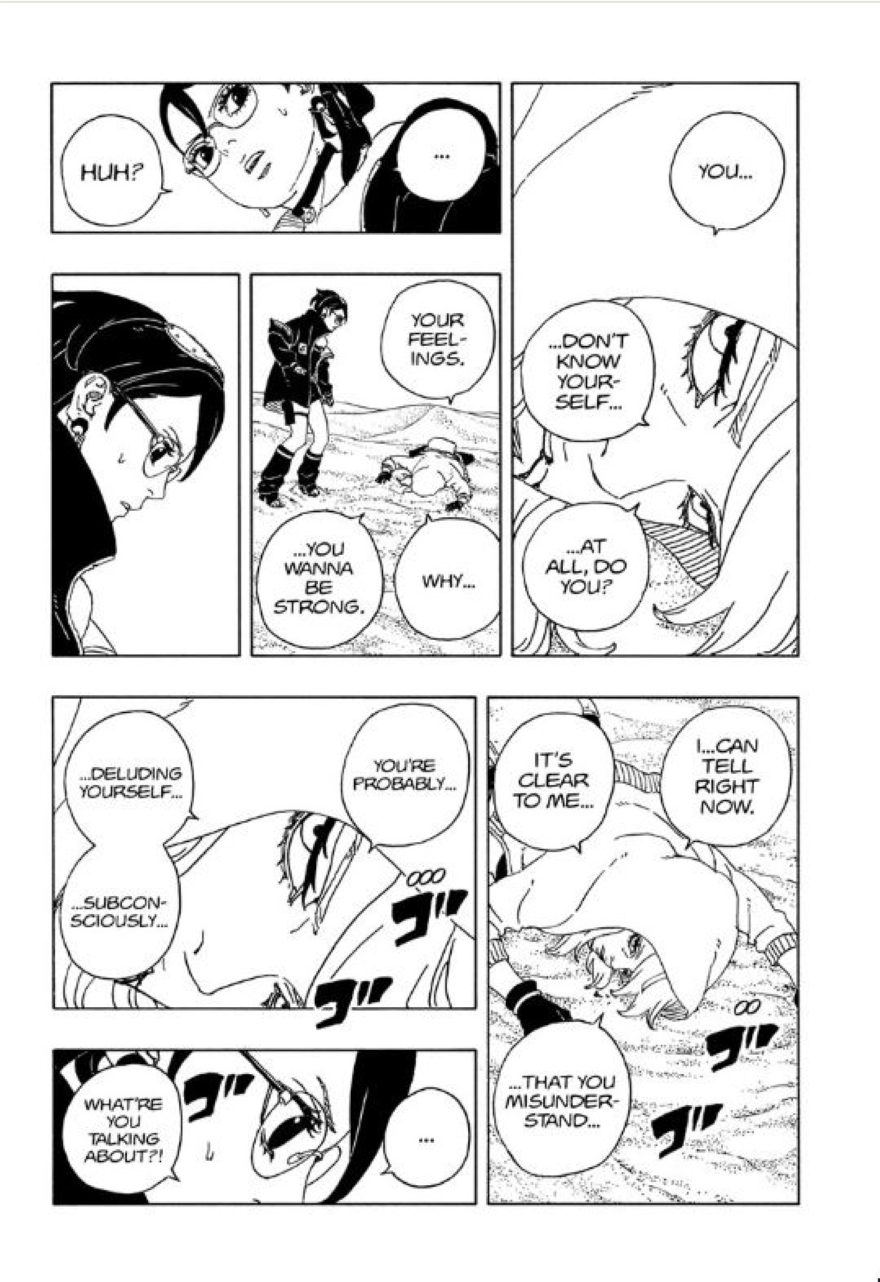Spoiler Boruto chap 100