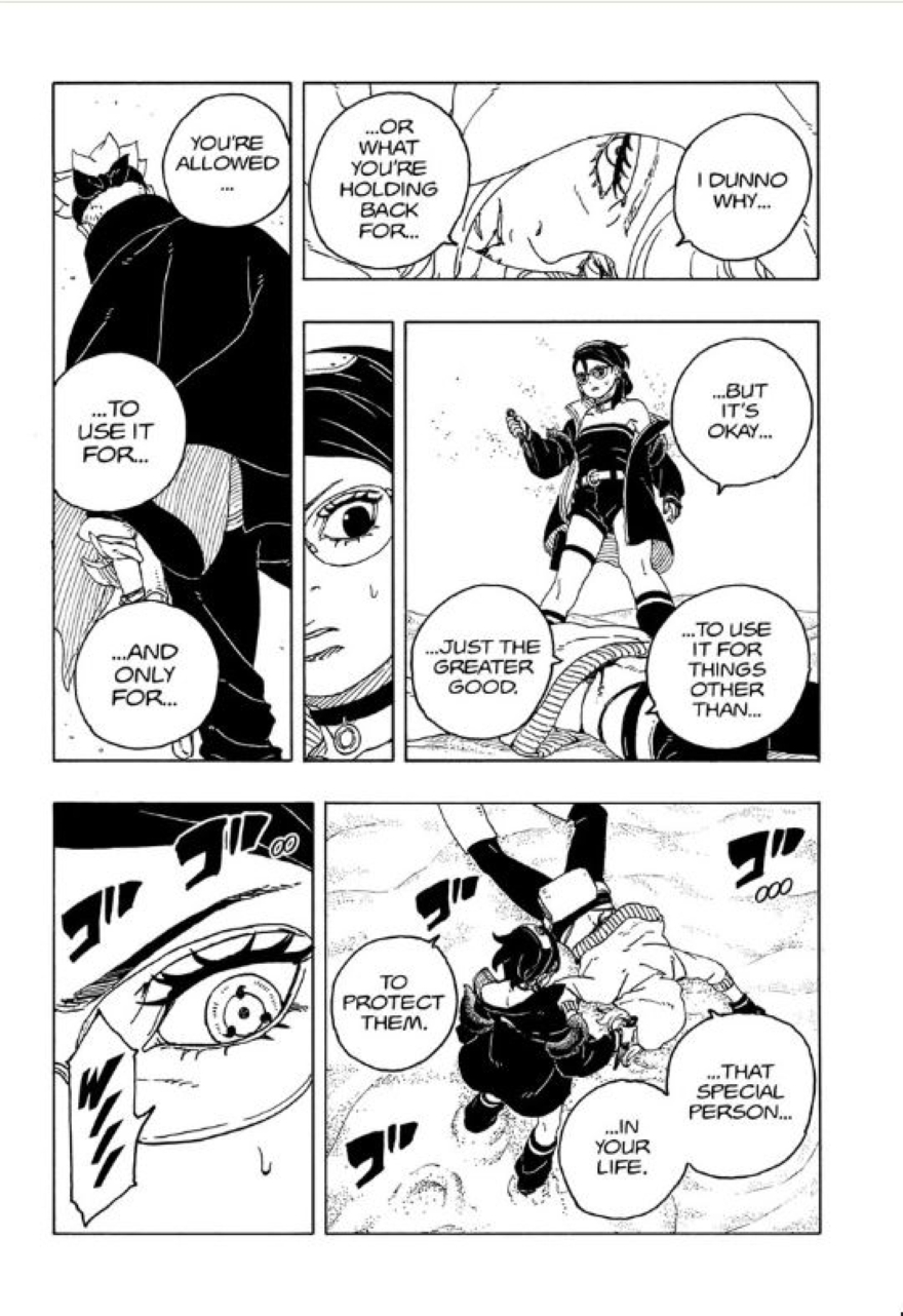 Spoiler Boruto chap 100