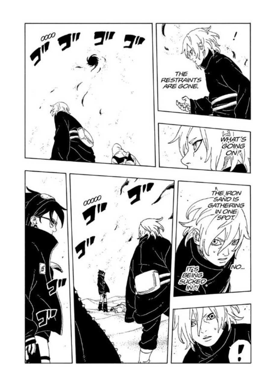 Spoiler Boruto chap 100