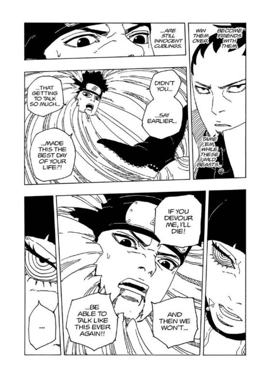 Spoiler Boruto chap 100