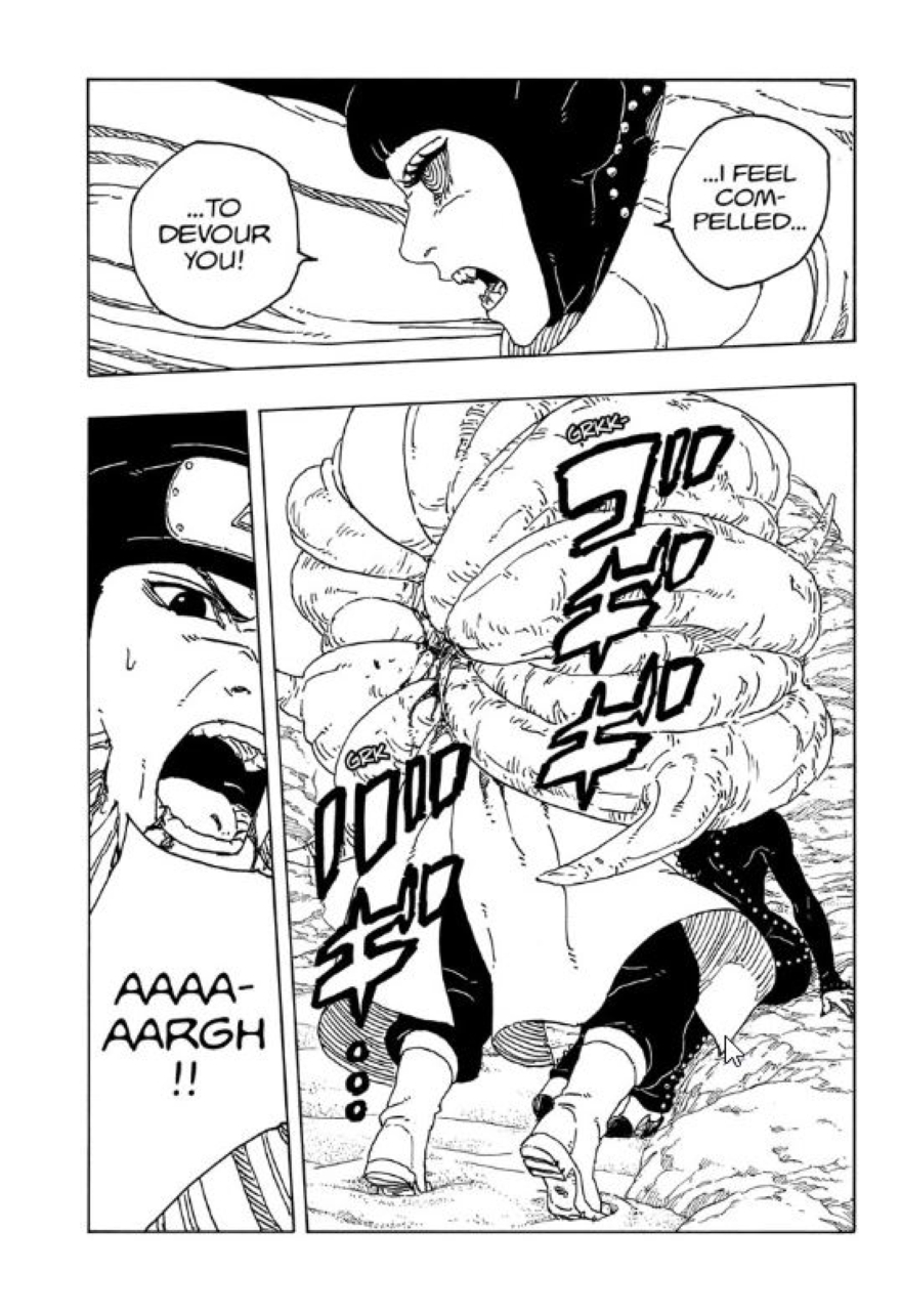 Spoiler Boruto chap 100