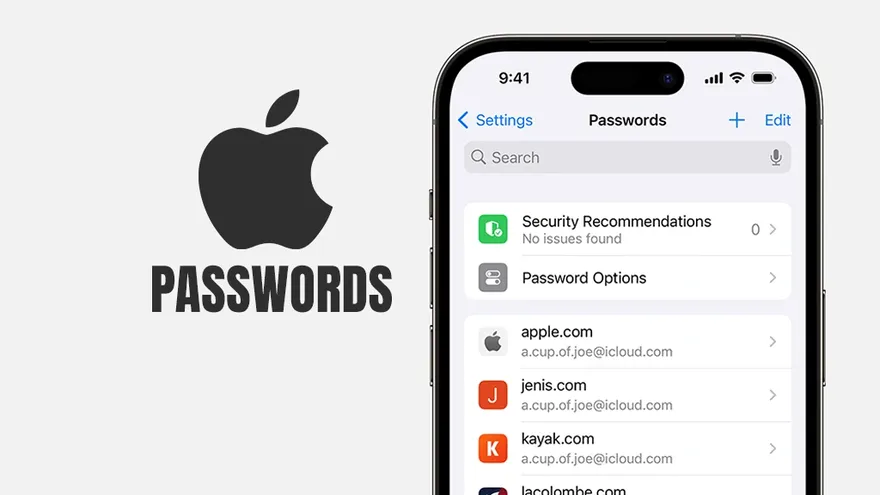 Ứng dụng Passwords của Apple dễ bị tấn công lừa đảo