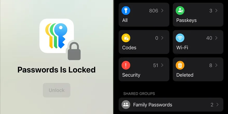 Ứng dụng Passwords của Apple dễ bị tấn công lừa đảo