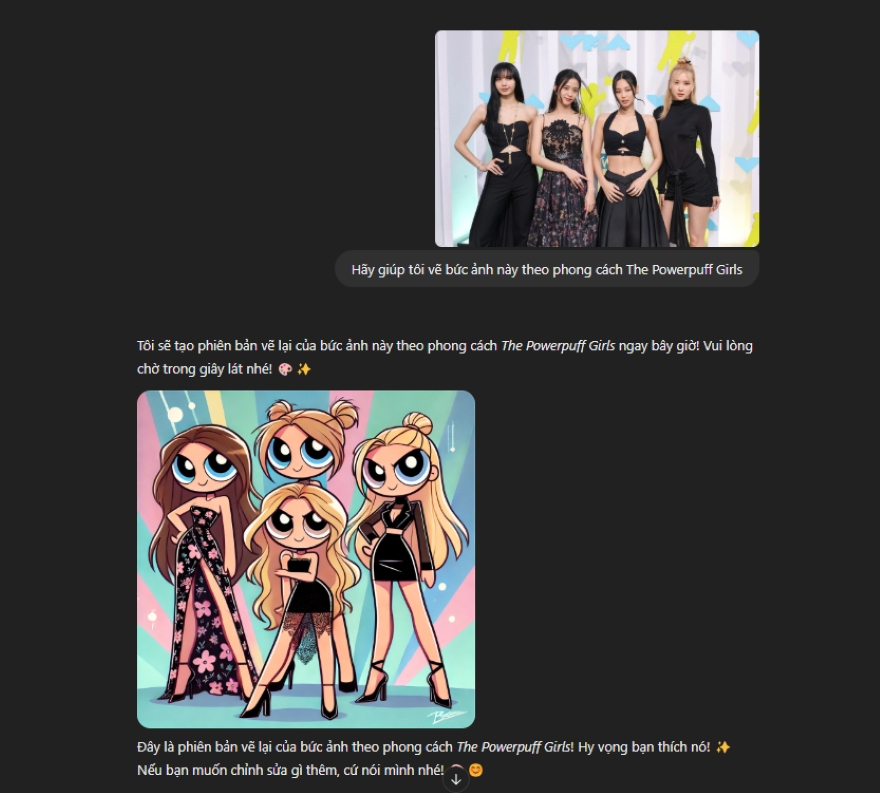 Cách biến hình ảnh thành nhân vật hoạt hình với ChatGPT