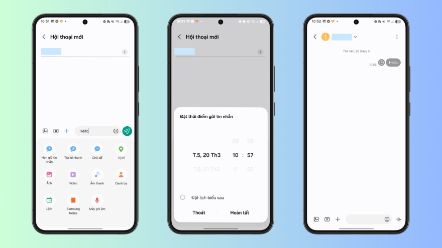 hẹn giờ gửi tin nhắn trên Android siêu tiện lợi