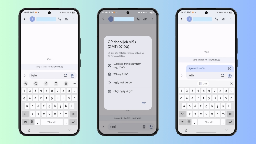 hẹn giờ gửi tin nhắn trên Android siêu tiện lợi