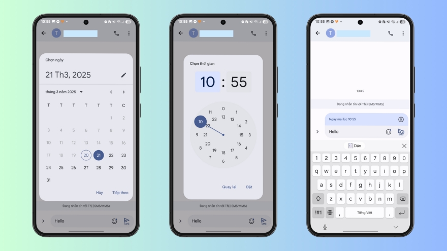hẹn giờ gửi tin nhắn trên Android siêu tiện lợi