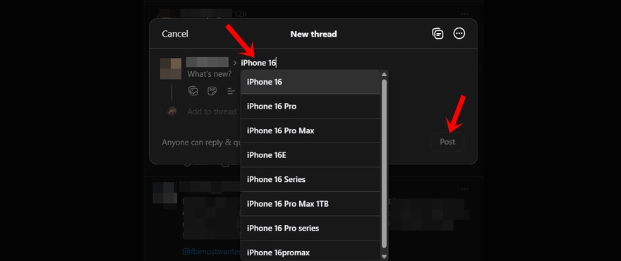 Cách đăng bài với chủ đề trên Threads 