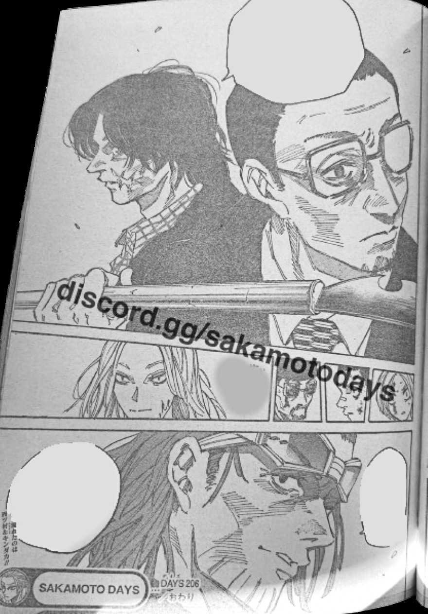 ​​​​​​​​​​​​​​Spoiler Sakamoto Days chap 206
