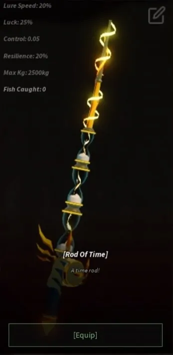 Cách nhận Rod of Time trong Fisch Roblox