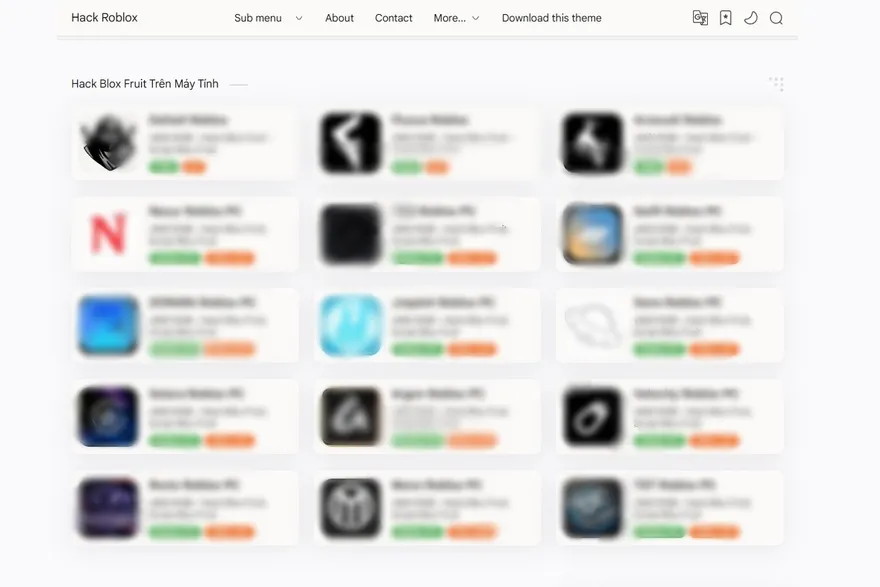 Danh sách web hack Roblox phải né