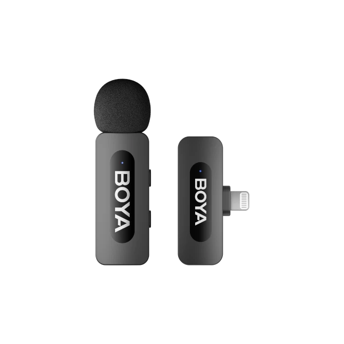 Micro không dây Boya kết nối qua cổng Lightning (Single) BY-V1