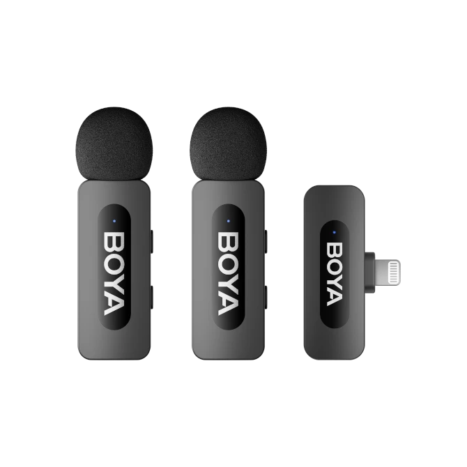 Micro không dây Boya kết nối qua cổng Lightning (Single) BY-V1