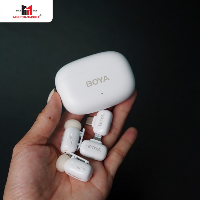 Micro không dây Boya Mini 13 (Case)