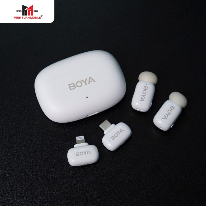 Micro không dây Boya Mini 13 (Case)