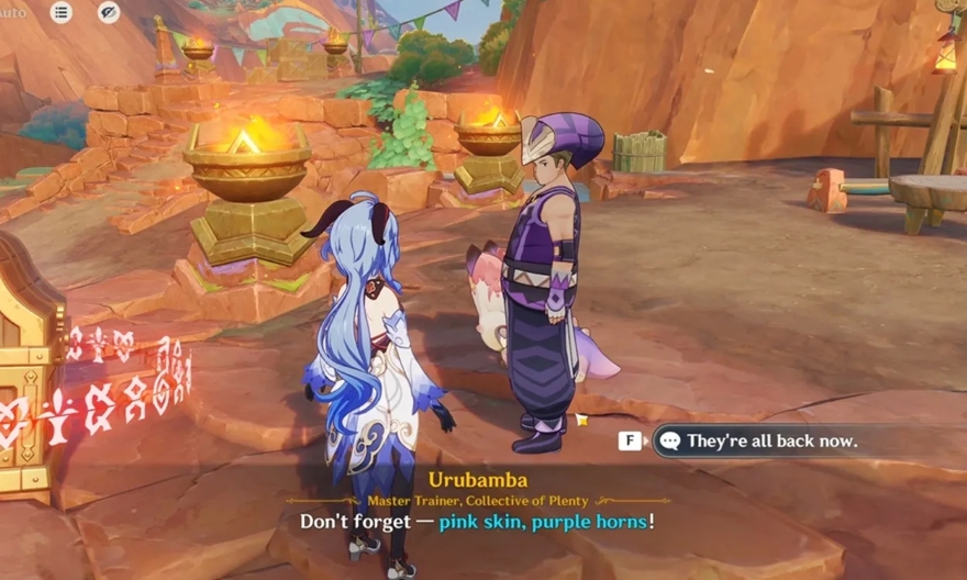 vị trí của Saurian Urubamba Genshin Impact 5.5