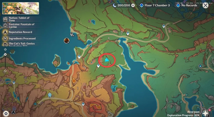 vị trí của Saurian Urubamba Genshin Impact 5.5