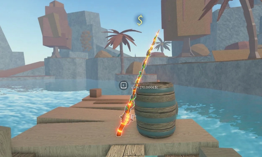 các cần câu mới trong bản cập nhật Fisch Cursed Sea