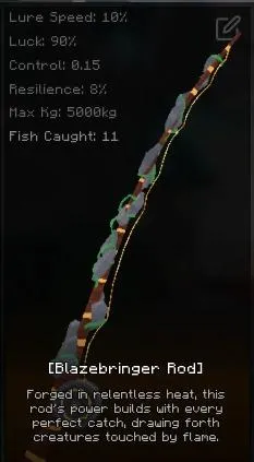 Cách lấy Blazebringer Rod trong Fisch