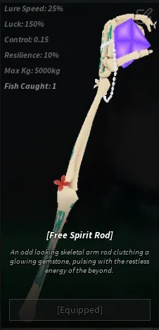Cách sở hữu Free Spirit Rod trong Fisch Roblox