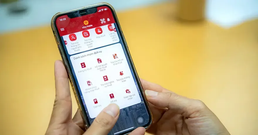 Cách xem thông tin quyết toán thuế 2024 trên điện thoại