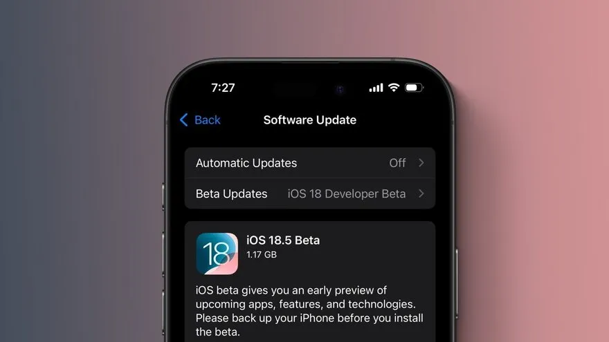 iOS 18.5 Beta có tốt hơn iOS 18.4?