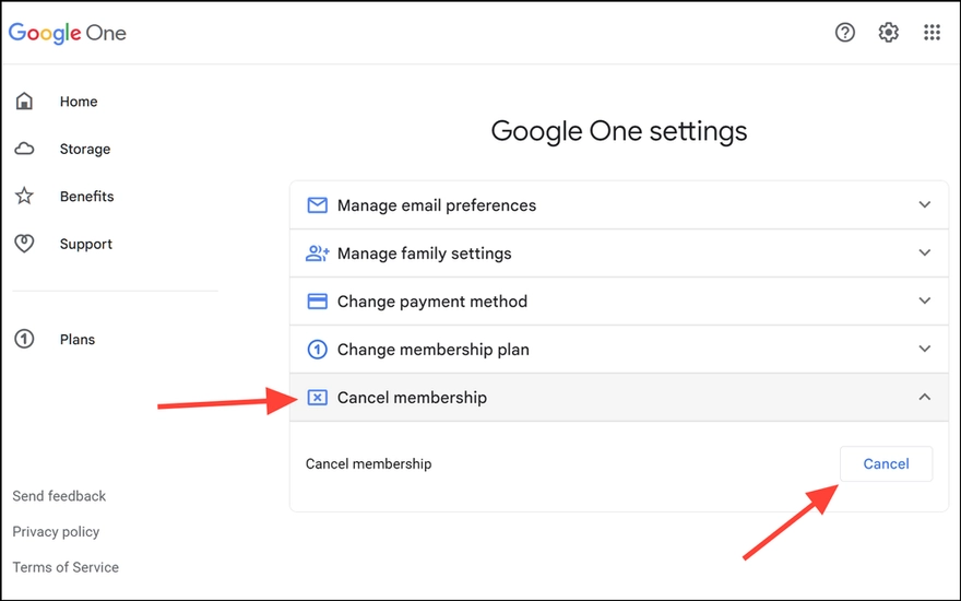 Cách huỷ gói cước Gemini Advanced