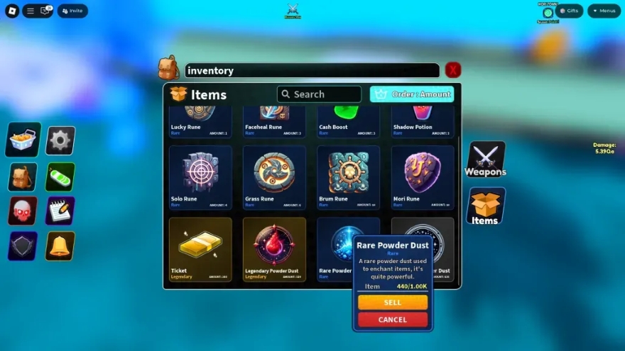 Arise Crossover Hướng dẫn farm Rare Powder Dust 