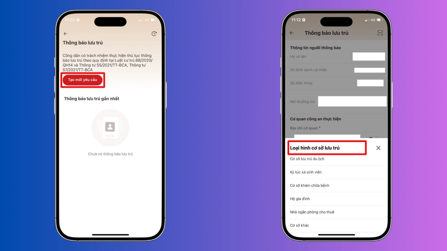 Cách xem, khai báo tạm trú trên điện thoại 
