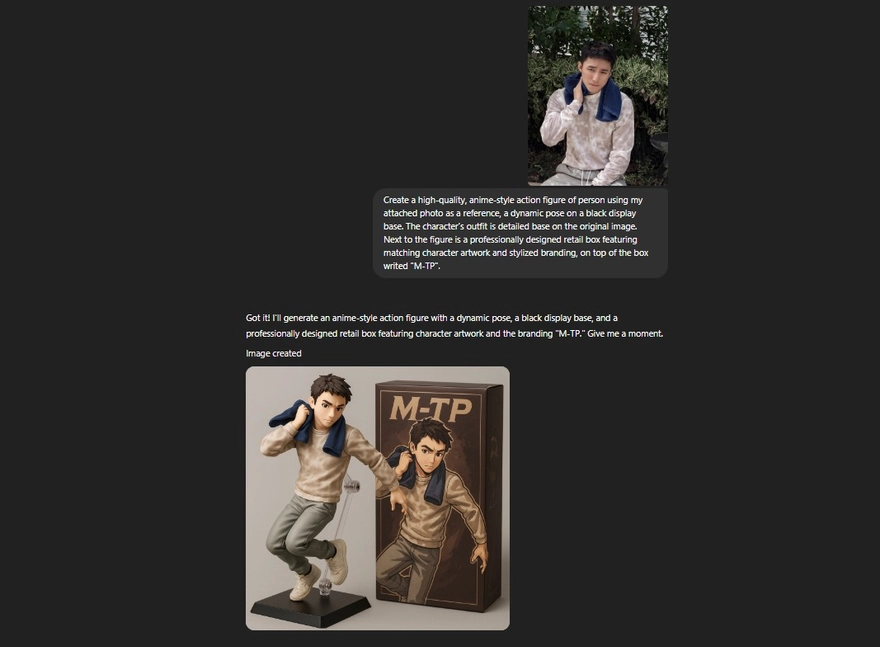 Hướng dẫn tạo ảnh nhân vật hành động từ ChatGPT