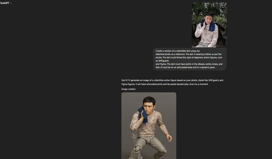 Hướng dẫn tạo ảnh nhân vật hành động từ ChatGPT