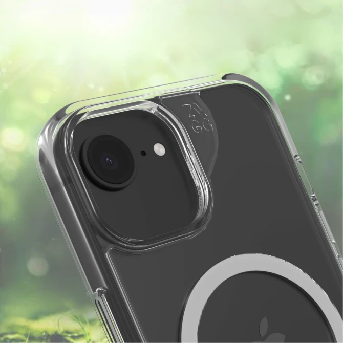Ốp lưng Magsafe iPhone 16e/15/14/13 ZAGG Crystal Palace Lite Snap