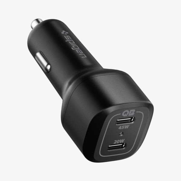 Tẩu sạc Oto 2 cổng Spigen 65W Charger 2C Type-C PD Arcstatiton