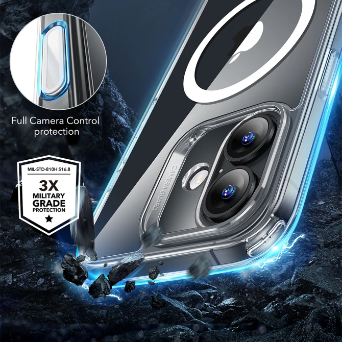 Ốp lưng Magsafe iPhone 16 ESR Classic Hybrid HaloLock (Camera Control)