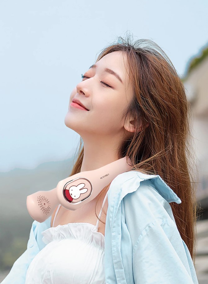 Quạt cổ không dây Mipow Miffy Neck Fan
