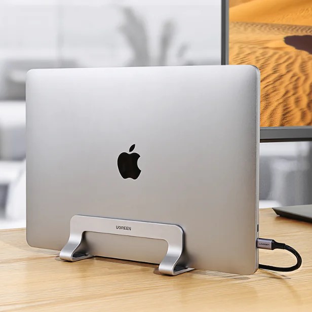 Đế đỡ để máy tính xách tay dọc Ugreen LP258 hợp kim nhôm