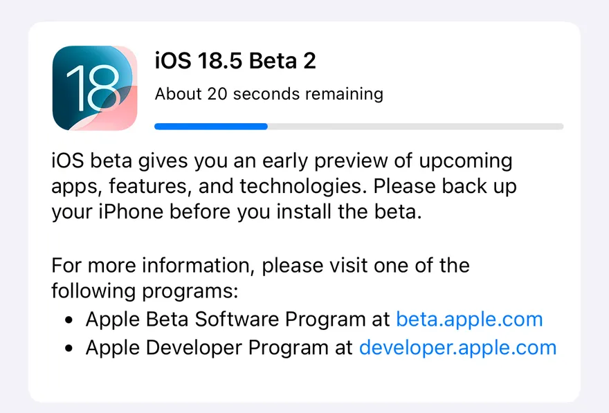 iOS 18.5 Beta 2 sửa tính năng cực khó chịu trên iPhone