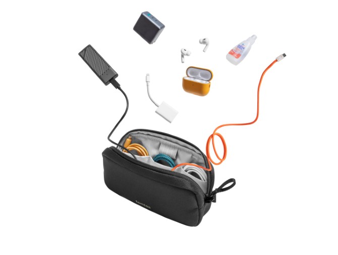 Túi đựng phụ kiện quốc dân Tomtoc Light-T12 Electronic Accessory Pouch 1L