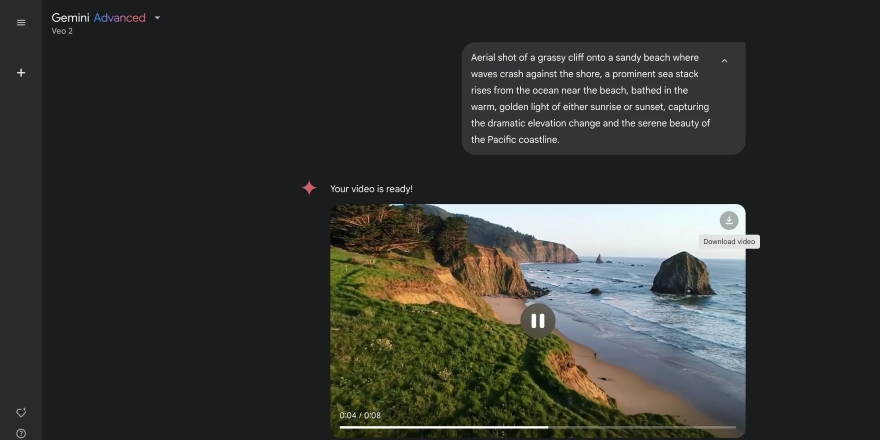 Hướng dẫn cách sử dụng Veo 2 trên nền tảng Gemini mới