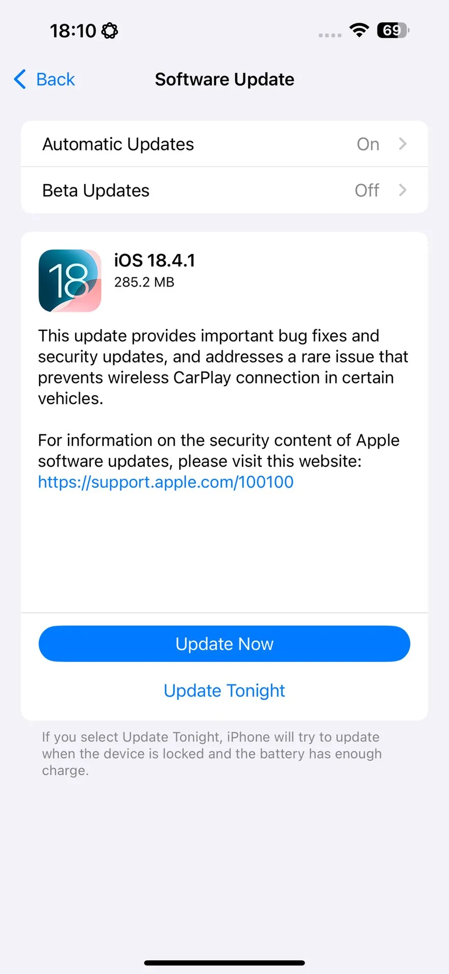 Apple phát hành iOS 18.4.1 vá 2 lỗi bảo mật lớn