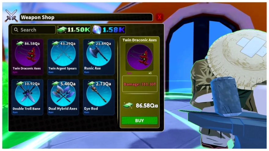 Twin Draconic Axes Arise Crossover