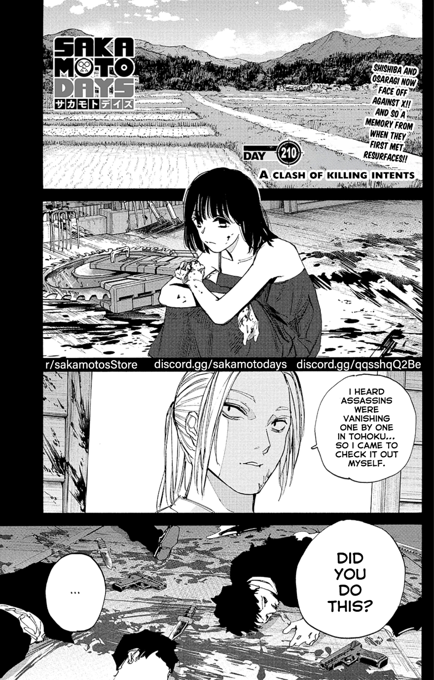 Spoiler Sakamoto Days chap 210