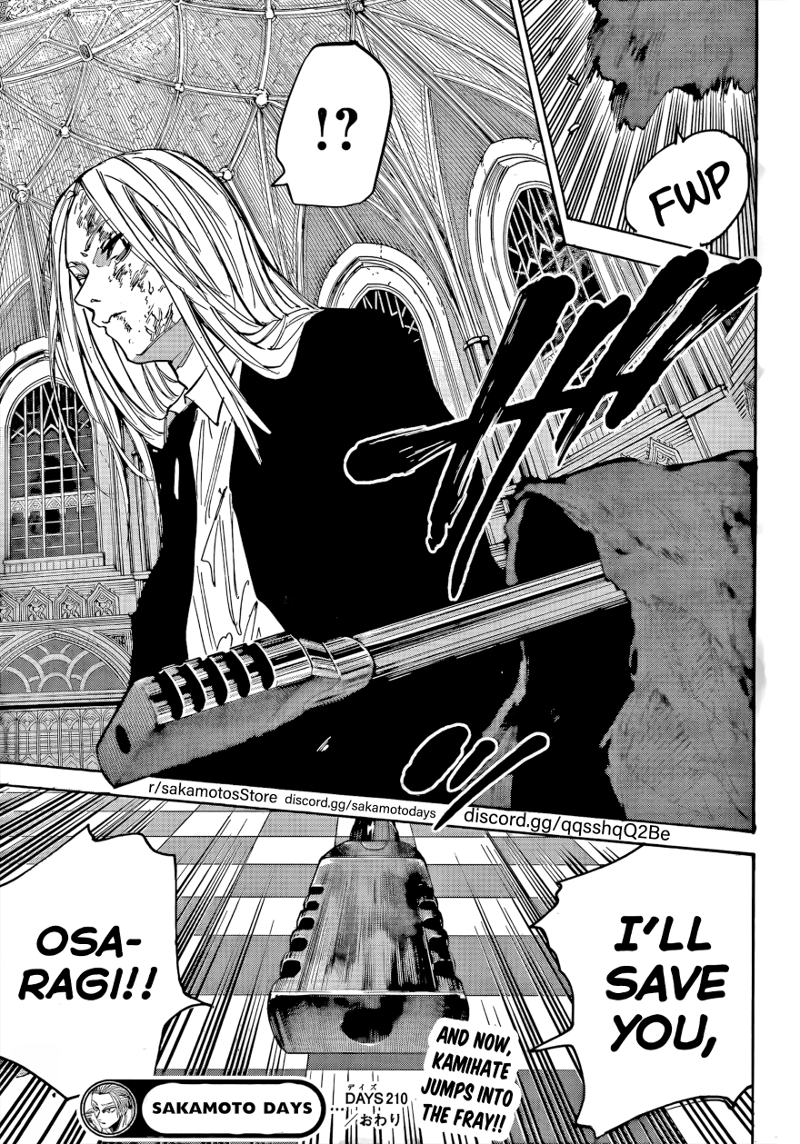 Spoiler Sakamoto Days chap 210