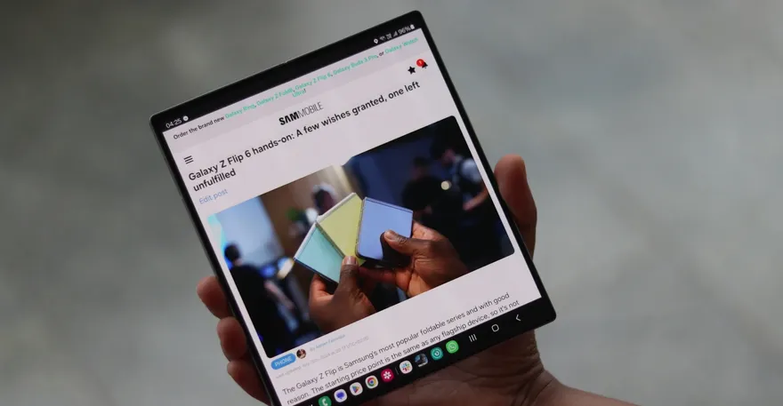 One UI 7 đến tay người dùng điện thoại gập